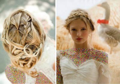 مدل موهای زیبا و شنیون عروس (عکس)