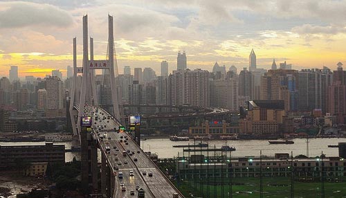زیبا و طویل ترین پل جهان در شانگهای چین !! 1