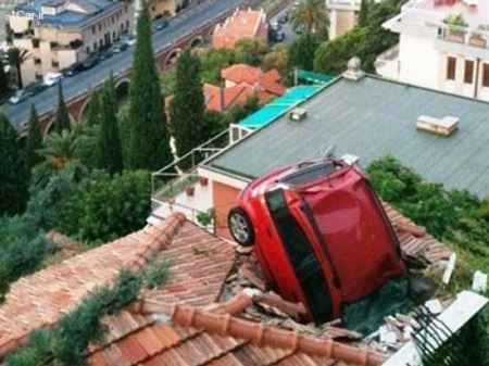 عکس های مسخره ترین تصادف های دنیا !