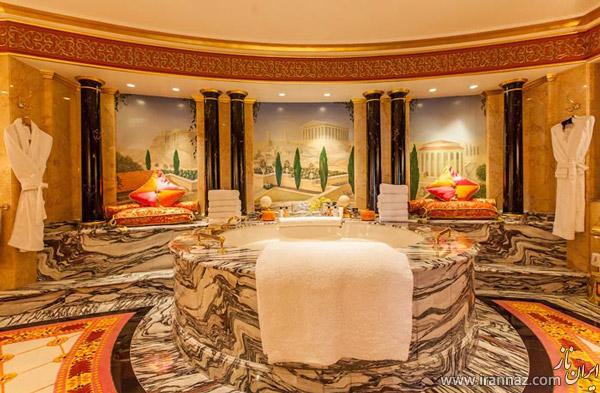 عکس های دیدنی از داخل هتل برج العرب دبی