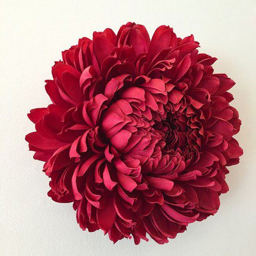 عکس هایی از ساخت گل های باورنکردنی با کاغذ 1