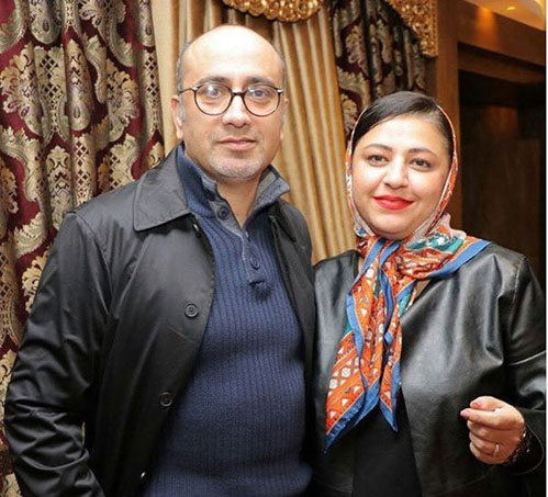 عکس عارف لرستانی در کنار همسرش الهام