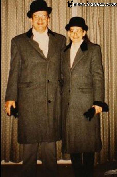 این زن و شوهر 35 سال یکسان لباس پوشیدند (عکس)