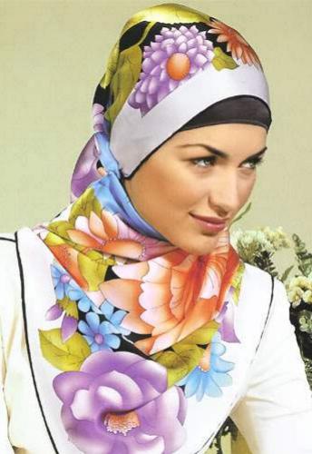 مدل های بسیار زیبا و جدید شال و روسری+نحوه بستن / www.irannaz.com