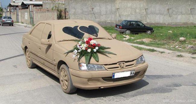 عکس هایی از جالب ترین ماشین عروس های ایرانی