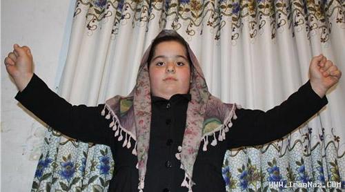 رکورد زنی دختر 8 ساله ایرانی با 126 کیلو وزن +عکس 1