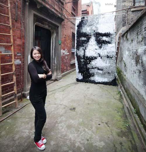 عکس های دیدنی از هنر نمایی جالب یک دختر چینی