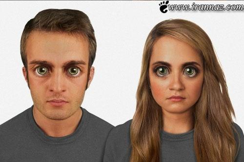 چهره ی انسان ها تا صد هزار سال دیگر (عکس)