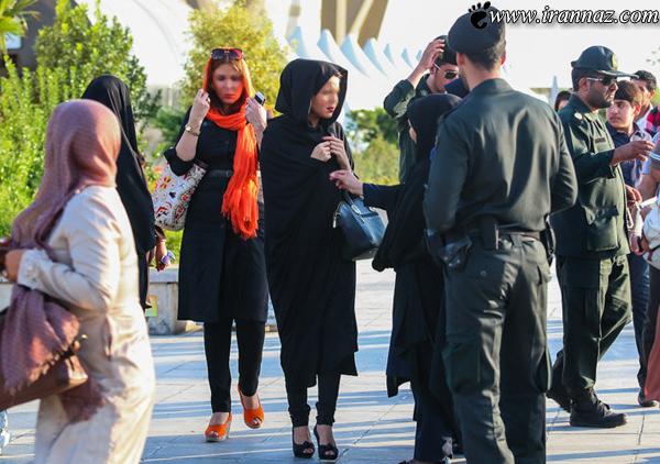  برخورد با بدحجابی در تهران (عکس)