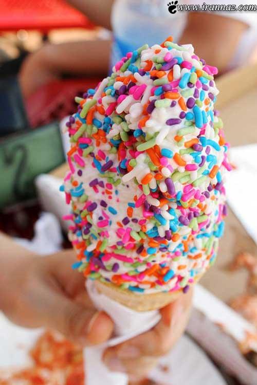 بی نظیر ترین و اشتها آورترین بستنی های دنیا (عکس)