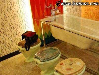 عکس هایی از رستوران ساخته شده با توالت در چین