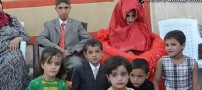 ازدواج حیرت آور پسر عراقی 14 ساله (عکس)