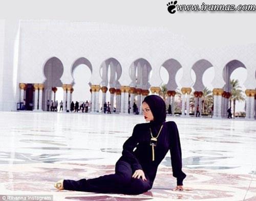 حجاب جنجالی ریحانا همه را متعجب کرد (عکس) حجاب جنجالی ریحانا همه را متعجب کرد (عکس)