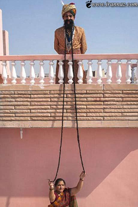 مردی با ریش بلندش رکورد گینس را شکست (عکس)