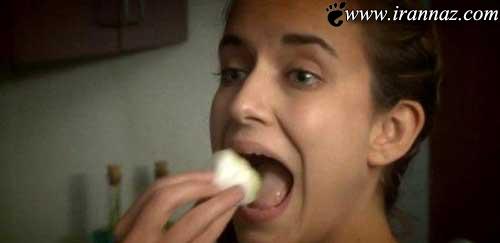رژیم غذایی عجیب این دختر با خوردن پنبه (عکس)