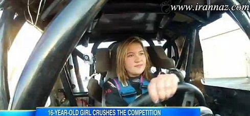 این دختر 16 ساله راننده ی کامیون است (عکس)