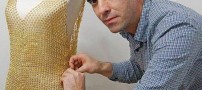 دوخت لباس هایی از جنس طلا برای خانم ها (عکس)