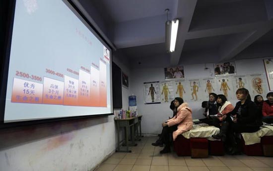 عکس هایی جالب و دیدنی از آموزش ماساژ چینی