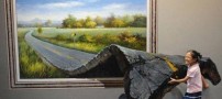 تصاویری جذاب از نقاشی های سه بعدی