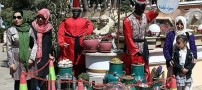 عکس مسافران نوروزی در دربند