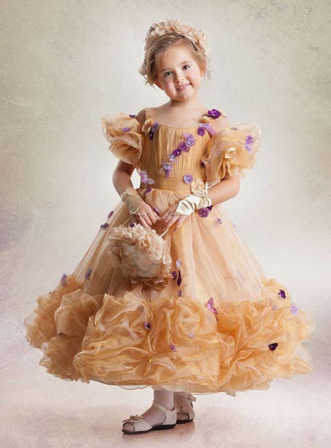 مدل لباس های مجلسی شیک برای دختر بچه ها (عکس)