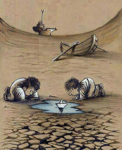 عکس کاریکاتورهای مفهومی جالب و دیدنی