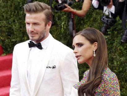 تصاویری از ویکتوریا و دیوید بکام در Met Ball Gala 