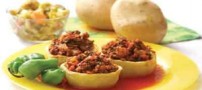 طرز پخت دلمه سیب زمینی