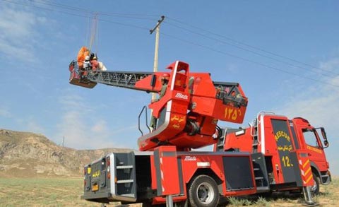 برخورد دختر ورزشکار با خطوط برق (عکس)