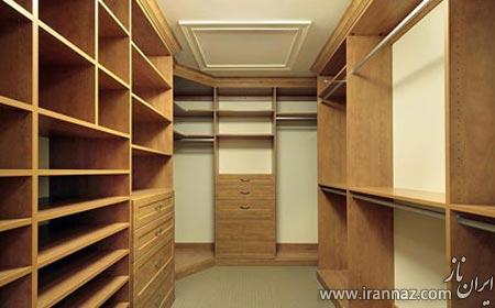 طراحی مدل های زیبای کمد لباس (عکس)