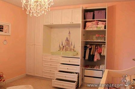 طراحی مدل های زیبای کمد لباس (عکس)