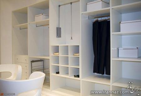 طراحی مدل های زیبای کمد لباس (عکس)