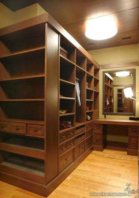 طراحی مدل های زیبای کمد لباس (عکس)