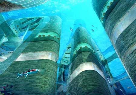 ساخت یک شهر زیر آب در چین (عکس)