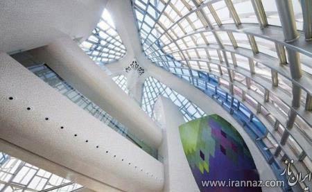 تصاویری شگفت انگیز از طراحی ساختمان نیلوفر آبی در چین تصاویری شگفت انگیز از طراحی ساختمان نیلوفر آبی در چین