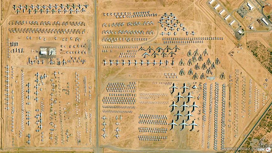 عکس های هوایی شگفت انگیز و باورنکردنی از زمین