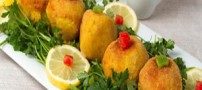 دستور پخت دلمه قارچ با مرغ و سیب زمینی