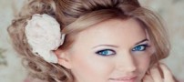 مدل شینیون عروس با گل و تاج (عکس)