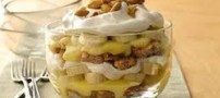 دسر موز و بستنی و طرز تهیه آن