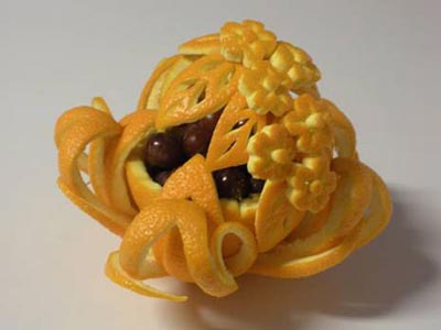 نمونه هایی بسیار زیبا از میوه آرایی