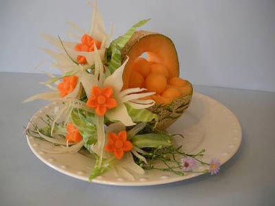 نمونه هایی بسیار زیبا از میوه آرایی
