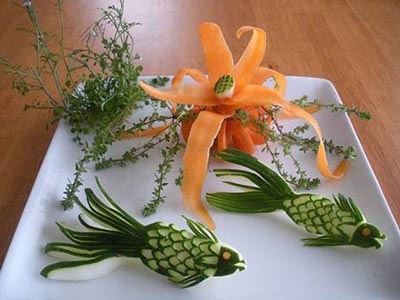 نمونه هایی بسیار زیبا از میوه آرایی