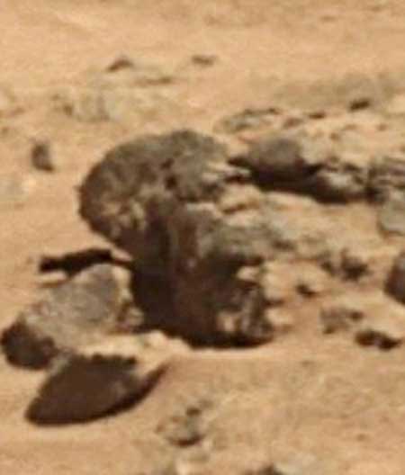 مجسمه ای عجیب در کره مریخ کشف شد! (عکس)