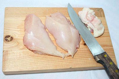 آموزش تصویری فیله کردن سینه مرغ آموزش تصویری فیله کردن سینه مرغ