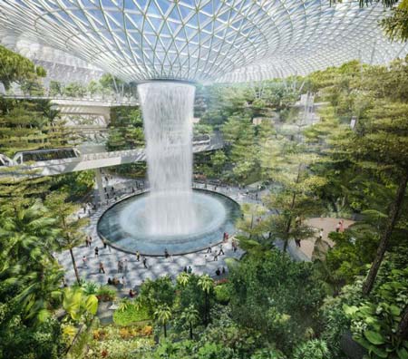 طراحی منحصربفرد گلخانه ای در سنگاپور (عکس)