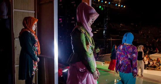 تصاویری از جشن انتخاب دختر شایسته جهان اسلام