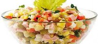 طرز درست کردن نوعی سالاد روسی