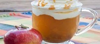طرز تهیه نوشیدنی گرم سیب کاراملی