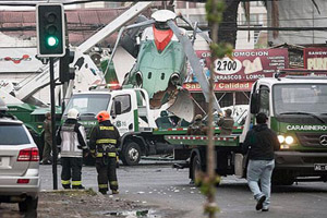راننده ای که موجب سقوط هلی کوپتر شد! (عکس)