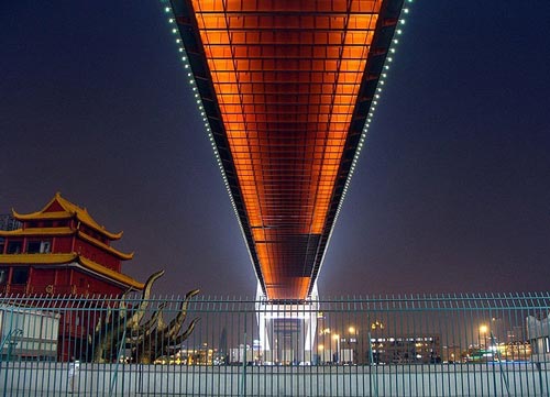 زیبا و طویل ترین پل جهان در شانگهای چین (عکس)